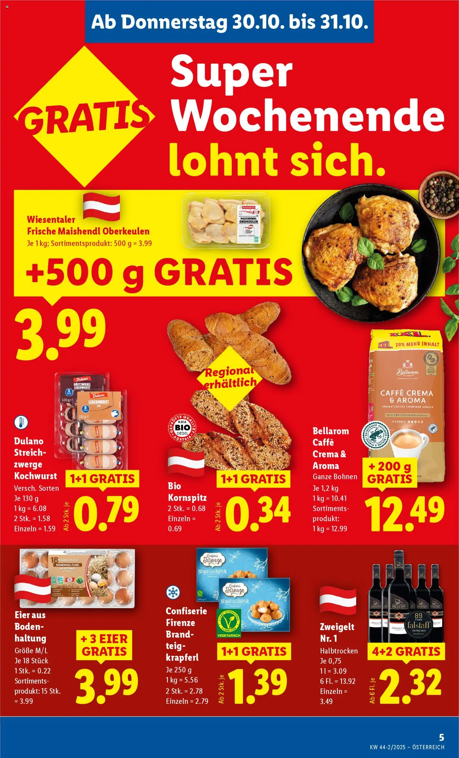 Lidl Flugblatt gültig ab 30.10.2025 | Seite: 9 | Produkte: Eier