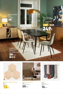 Pré-visualização Hôma Catálogo válido de 13.02.2026 | Página: 4 | Produtos: Candeeiro, Mesa, Cadeira, Mesa de jantar