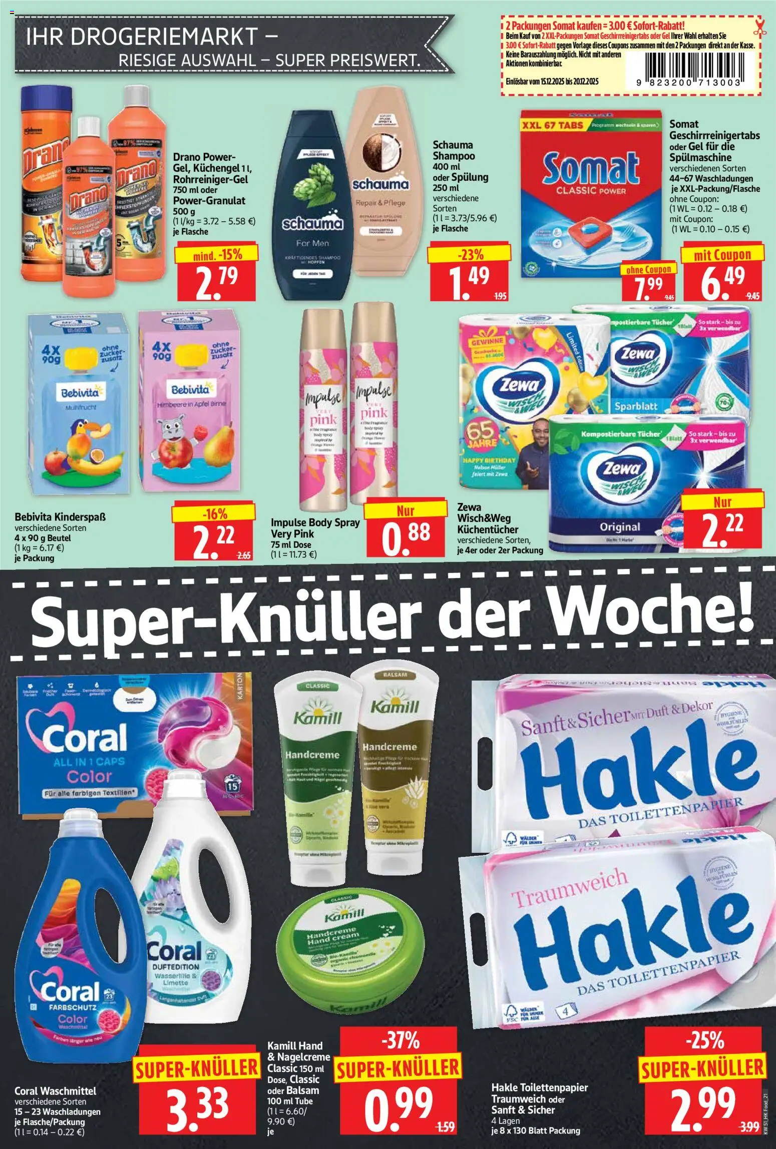 HERKULES Prospekt 	 – gültig ab 15.12.2025 | Seite: 21 | Produkte: Tür, Äpfel, Limette, Himbeere