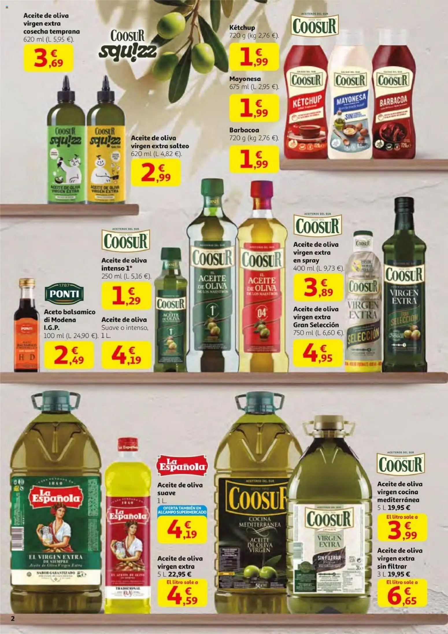 Alcampo - HG Pio XII Unificado  │ válido desde el 23.10.2025 | Página: 2 | Productos: Aceite, Aceite de oliva, Barbacoa, Cocina