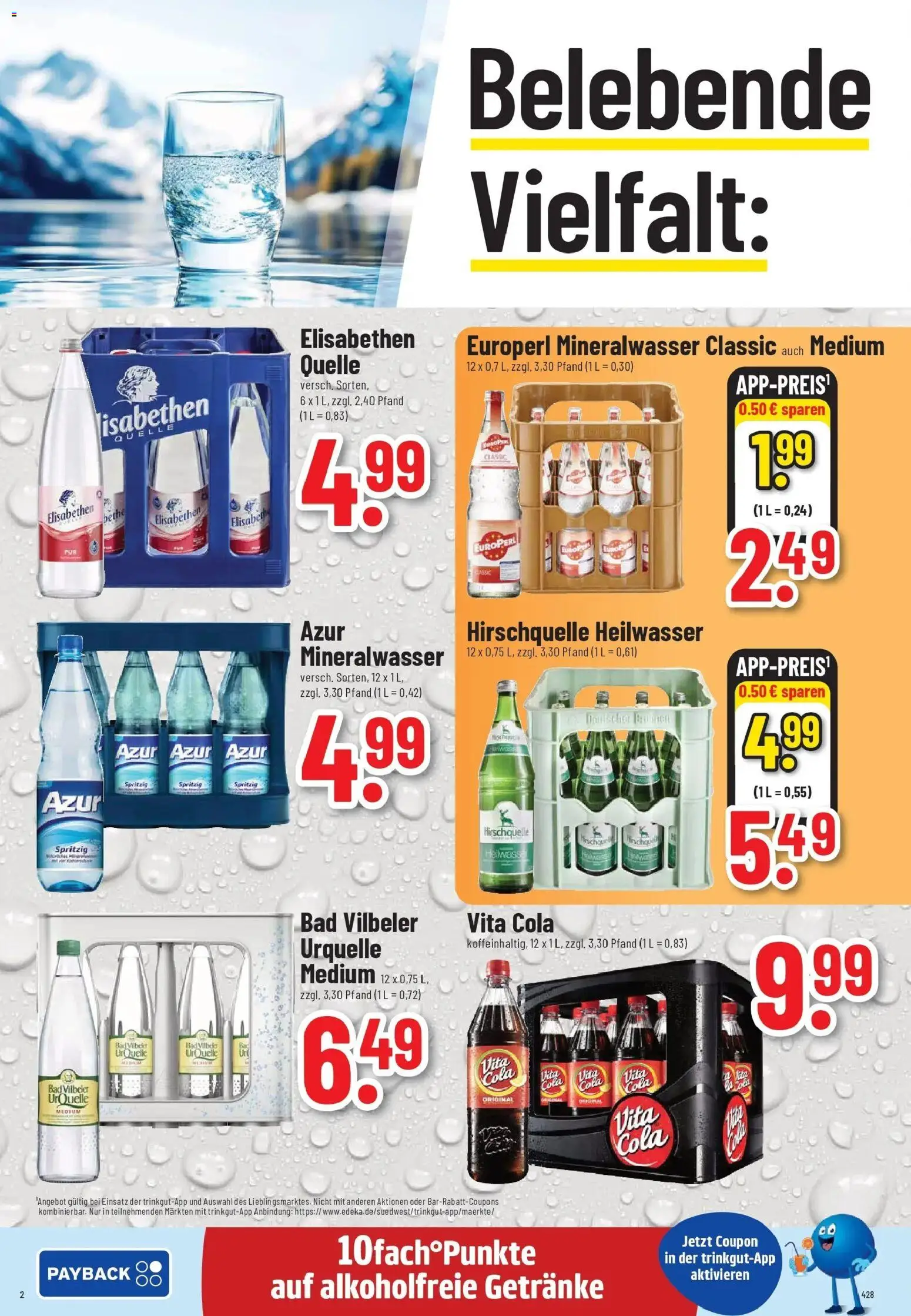 Trinkgut - trinkgut: Wochenangebote – gültig ab 05.01.2026 | Seite: 2 | Produkte: Cola, Bad, Mineralwasser, Vita cola