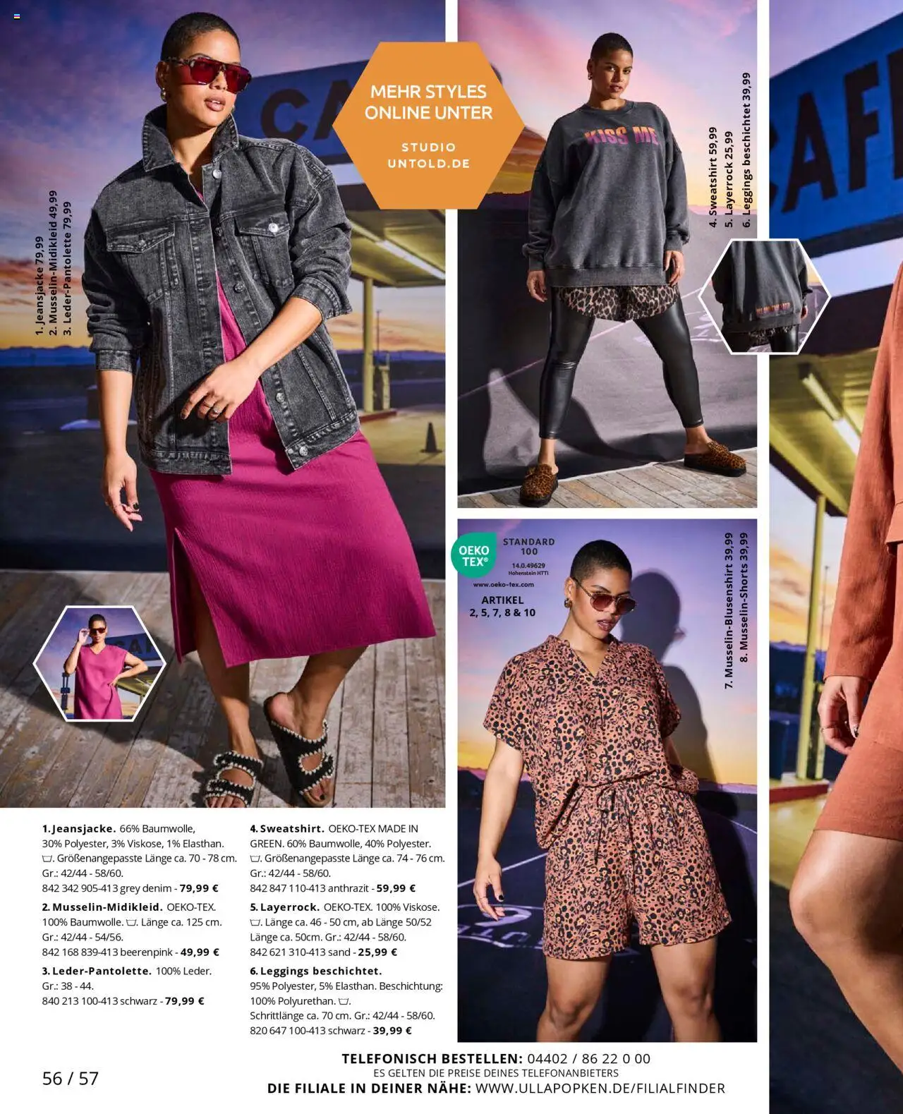 Ulla Popken akciós ujság - amely érvényes a következő dátumtól: 01.07.2025 | Oldal: 56 | Termékek: Leggings