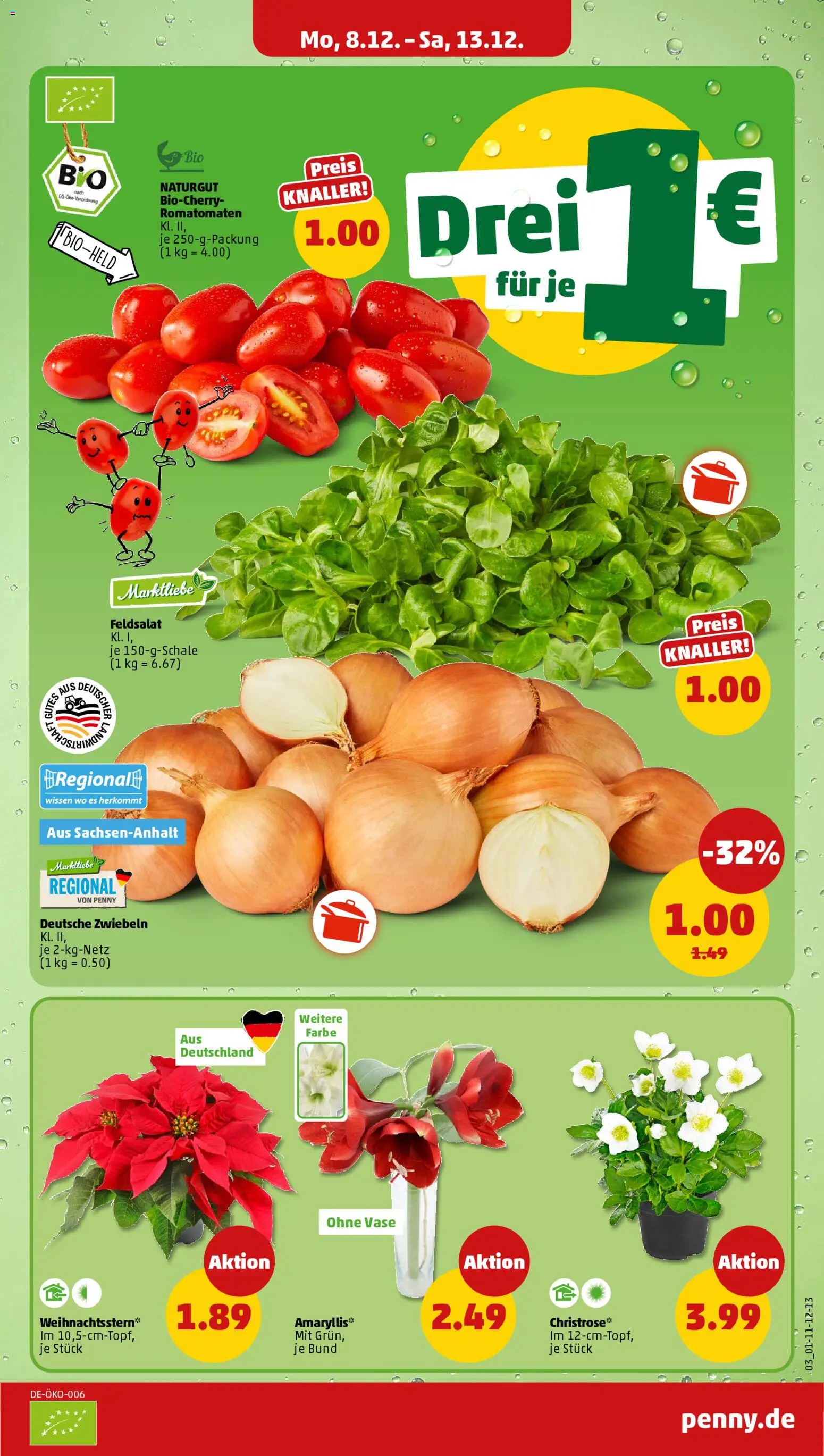 Penny Prospekt 	 – gültig ab 08.12.2025 | Seite: 5 | Produkte: Vase, Zwiebeln