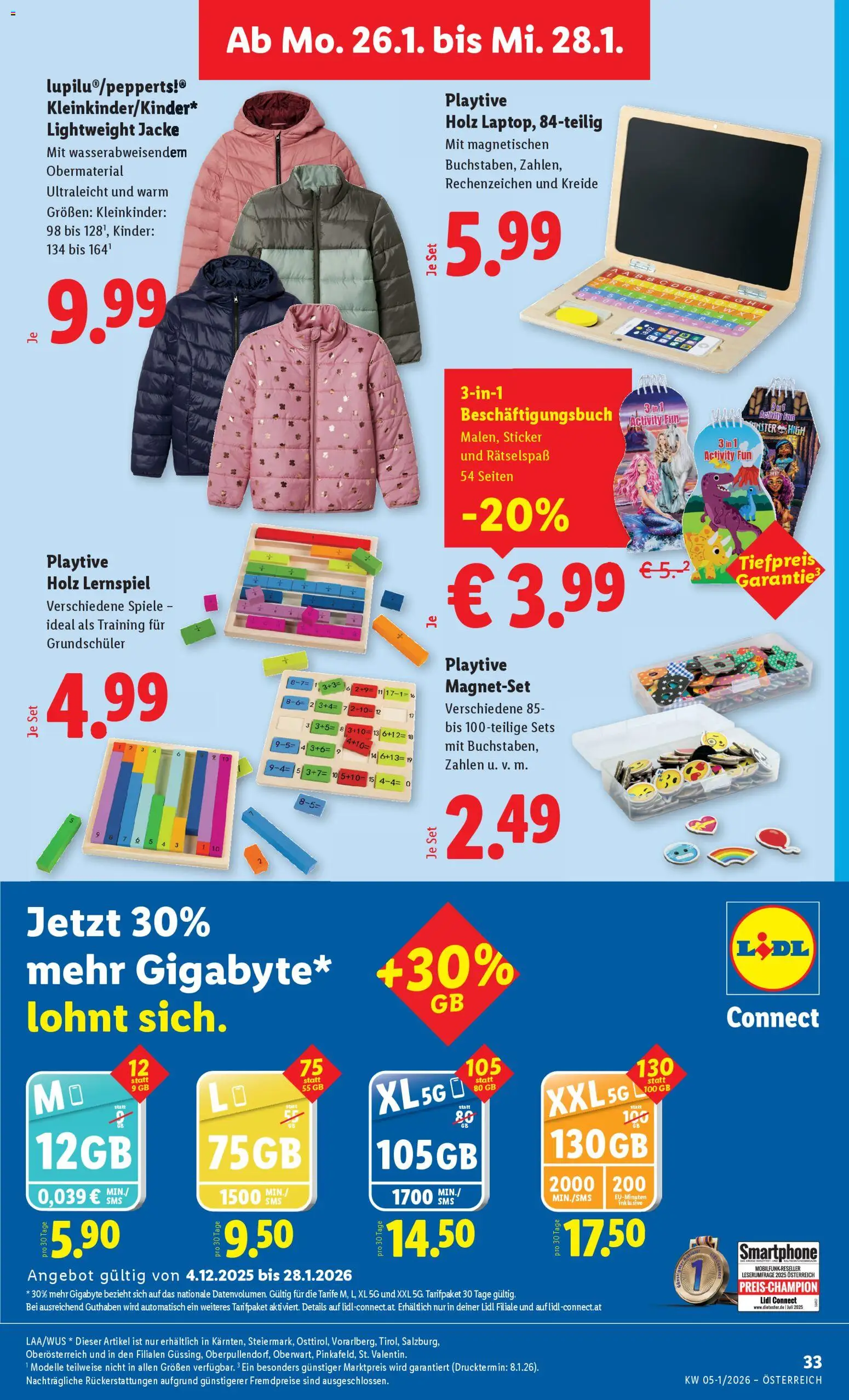 Lidl Flugblatt - Oberpullendorf, Güssing, Oberwart gültig ab 22.01.2026 | Seite: 39 | Produkte: Jacke, Smartphone