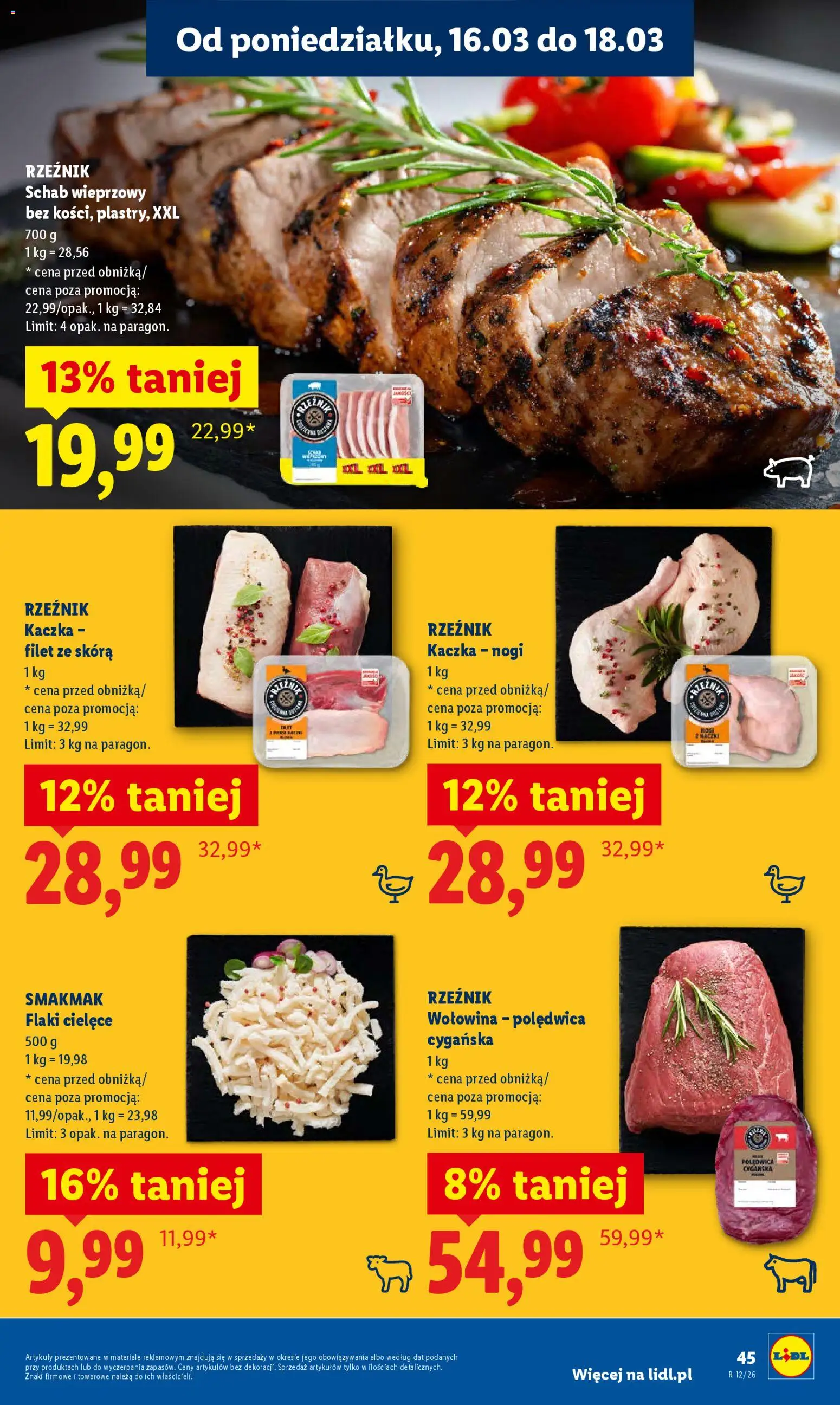 Lidl Polsko leták od 16.03.2026 | Strana: 47 | Produkty: Filet