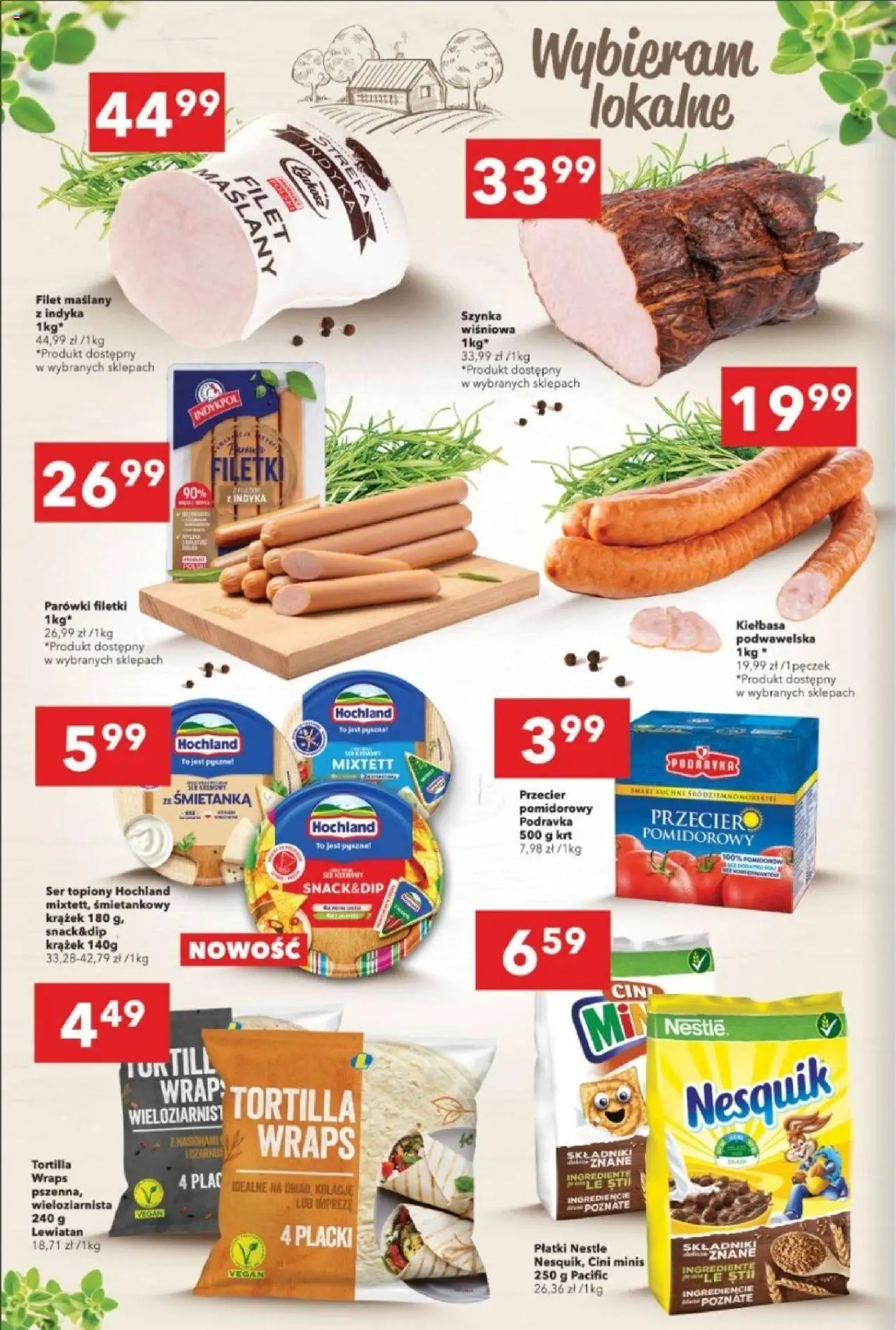 Lewiatan gazetka - Katowice od 07.08.2025 | Strona: 2 | Produkty: Kiełbasa, Ser topiony, Szynka, Ser