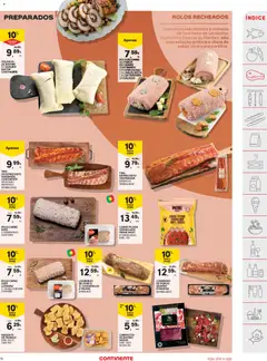 Pré-visualização ROLO CARNE AVES C/FARINHEIRA E AZEITONAS, Poultry meat roll with farinheira and olives. válido de 31.03.2026 | Página: 13