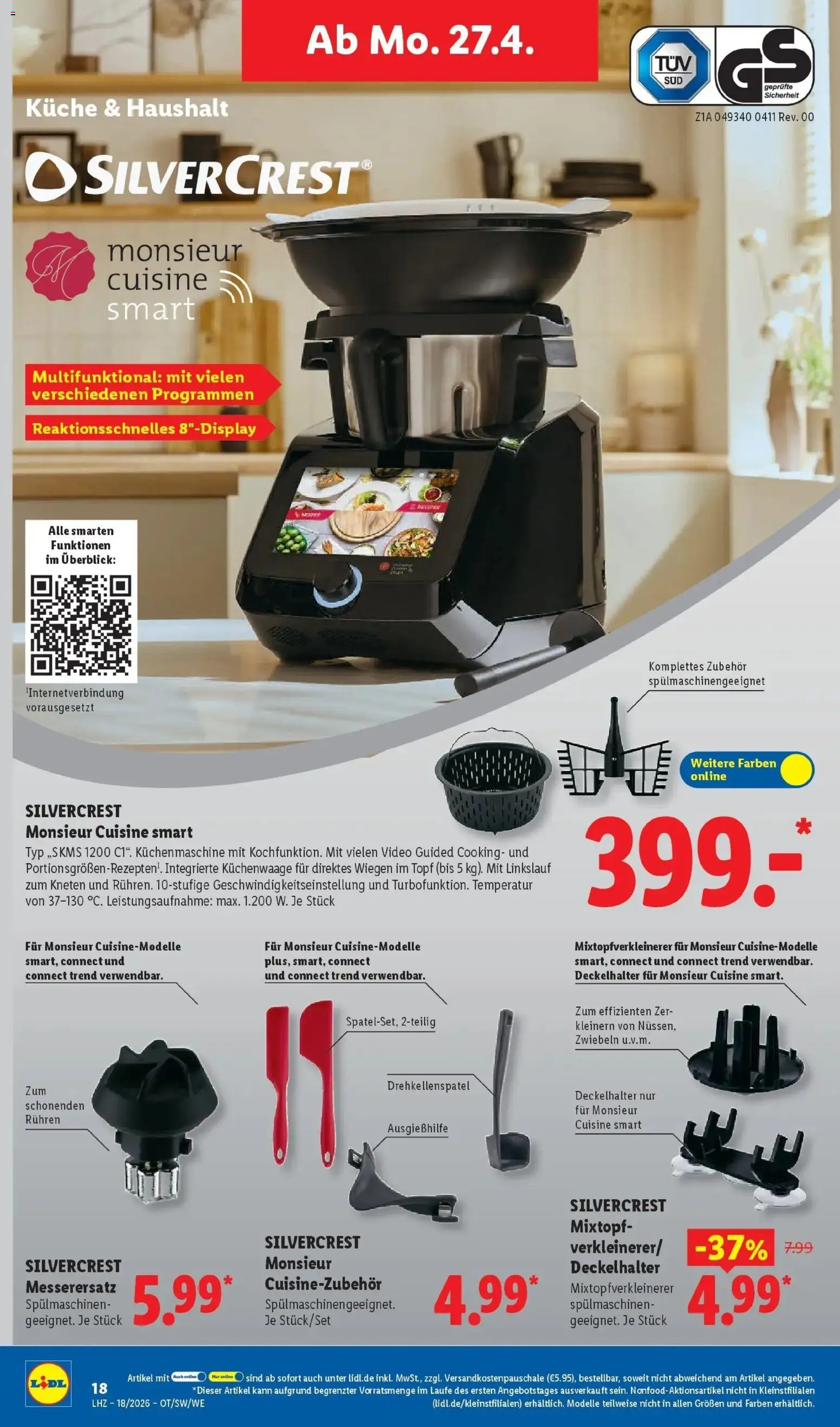 Lidl Německo leták od 27.04.2026 | Strana: 34 | Produkty: Video