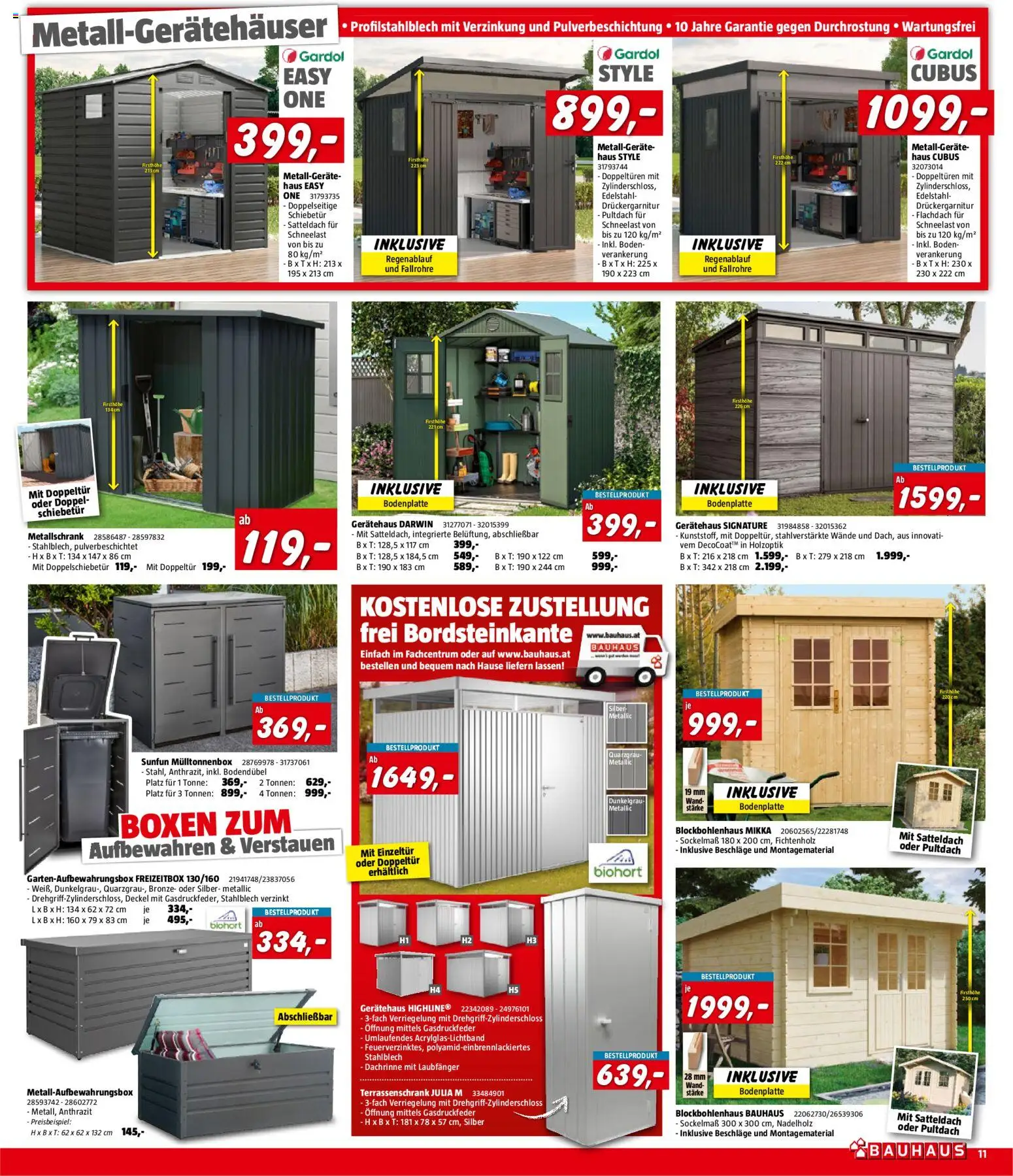 Bauhaus Prospekt aktuell gültig ab 01.04.2026 | Seite: 11