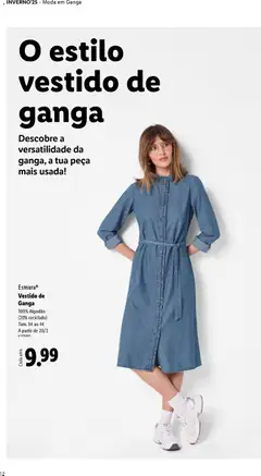 Pré-visualização Vestido de Ganga, 100% Algodão (20% reciclado) Tam. 34 ao 44 A partir de 20/2 válido de 01.12.2025 | Página: 12