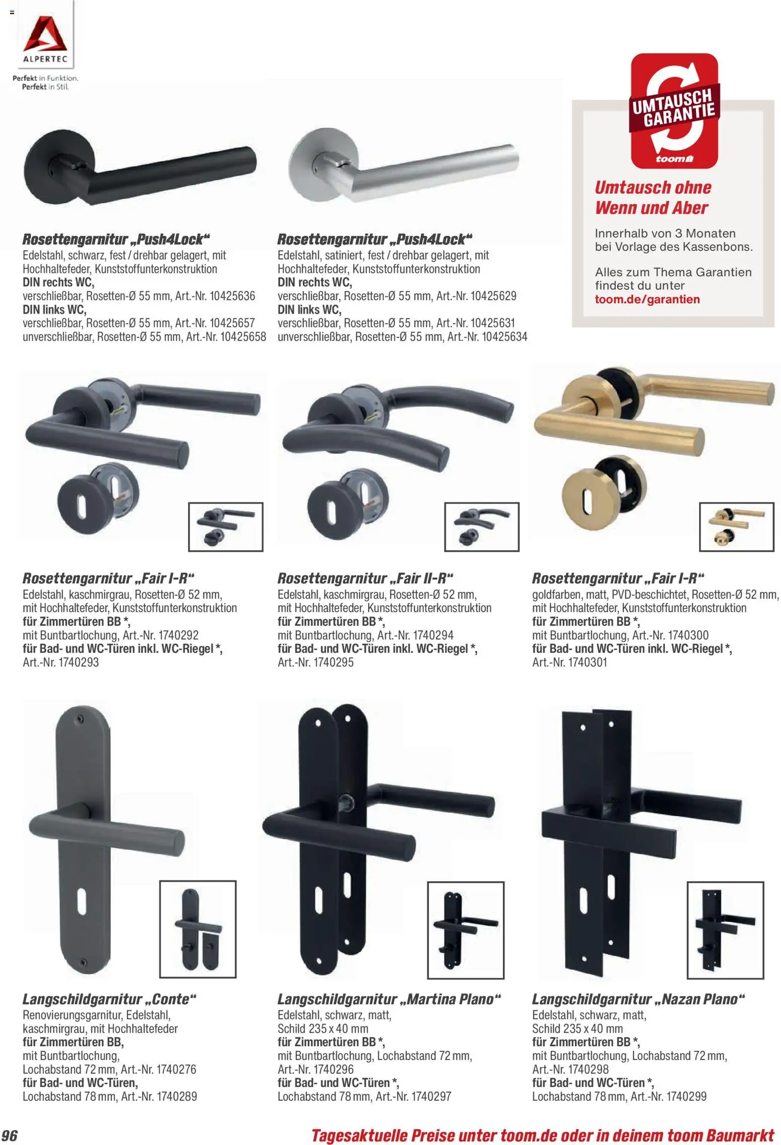 Toom Baumarkt Baustoffe & Bauelemente 2026 – gültig ab 20.02.2026 | Seite: 96 | Produkte: Bad