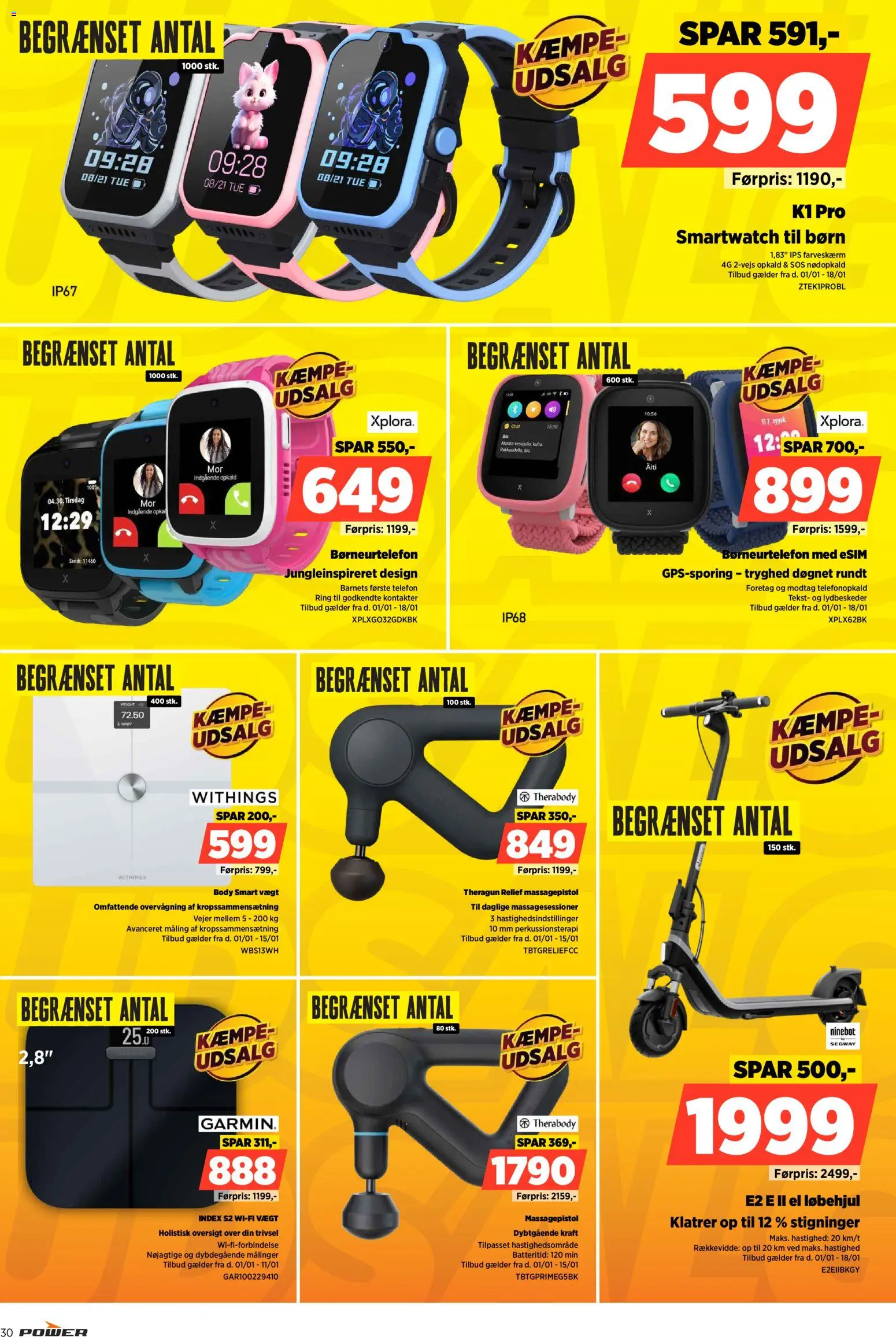 Power tilbudsavis – gyldig fra 02.01.2026 | Side: 30 | Produkter: Telefon, Maling, Smartwatch