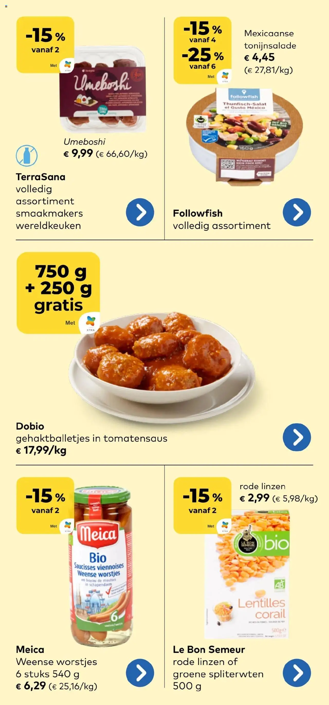  | Pagina: 13 | Producten: Linzen, Tortilla lap