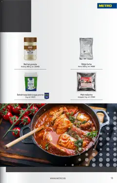 Metro katalog Horeca - pregled Metro kataloga - važi od 01.03.2026 | Strana: 15 | Proizvode: Mak, Beli luk