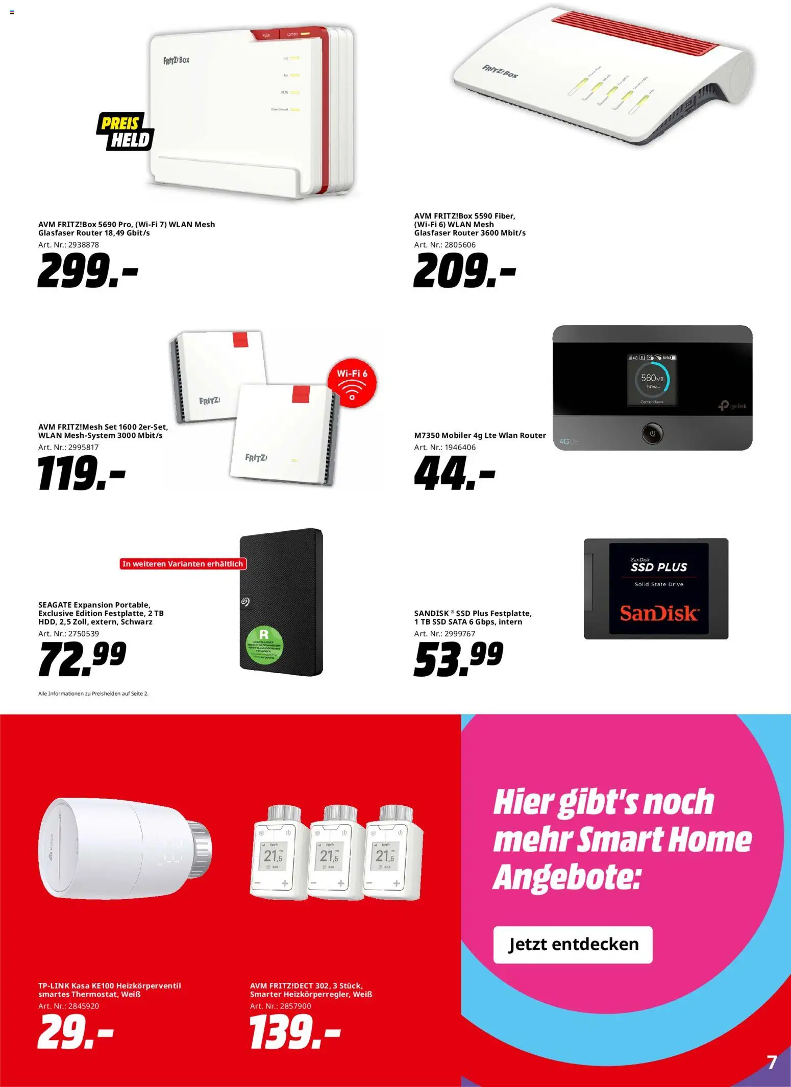 Media Markt - Black Friday  – gültig ab 28.10.2025 | Seite: 7 | Produkte: Box, Wlan router