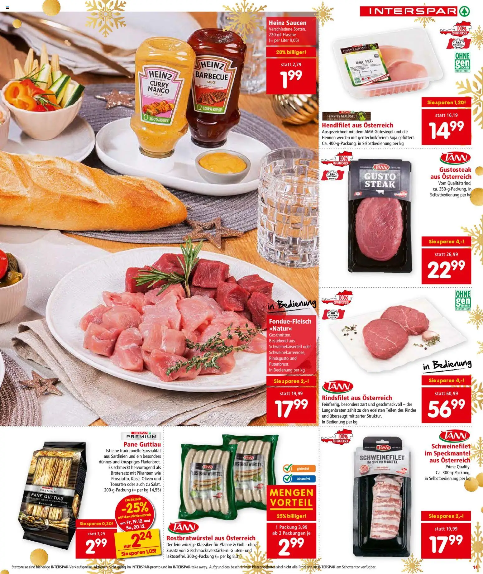 Interspar Flugblatt - Kärnten gültig ab 18.12.2025 | Seite: 11 | Produkte: Mango, Szeder, Grill, Tomaten