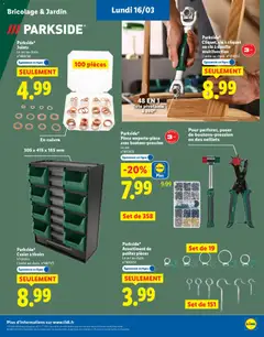 LIDL - Prévisualisation de LIDL Plus de 400 produits Parkside valide à partir de 02.03.2026 | Page: 23 | Produits: Clé, Emporte-pièce, Tiroirs