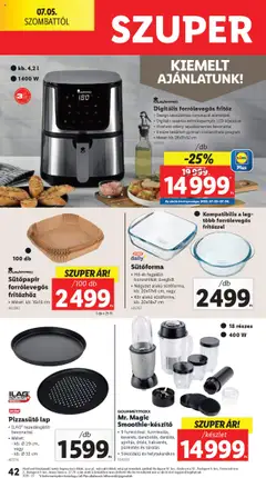 Lidl akciós ujság - amely érvényes a következő dátumtól: 03.07.2025 | Oldal: 42