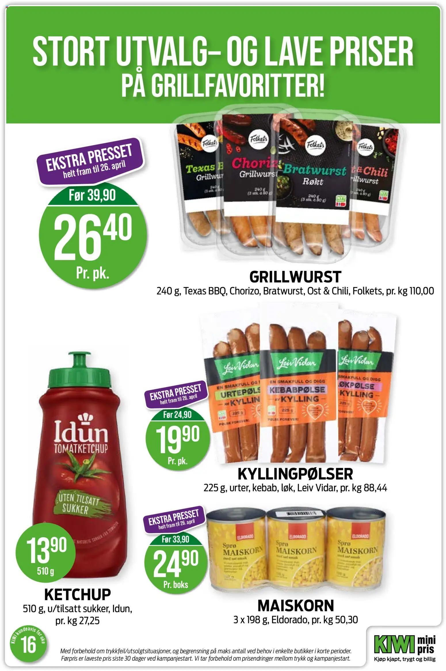 {H1} | Side: 6 | Produkter: Ost, Kiwi, Sukker, Curry powder