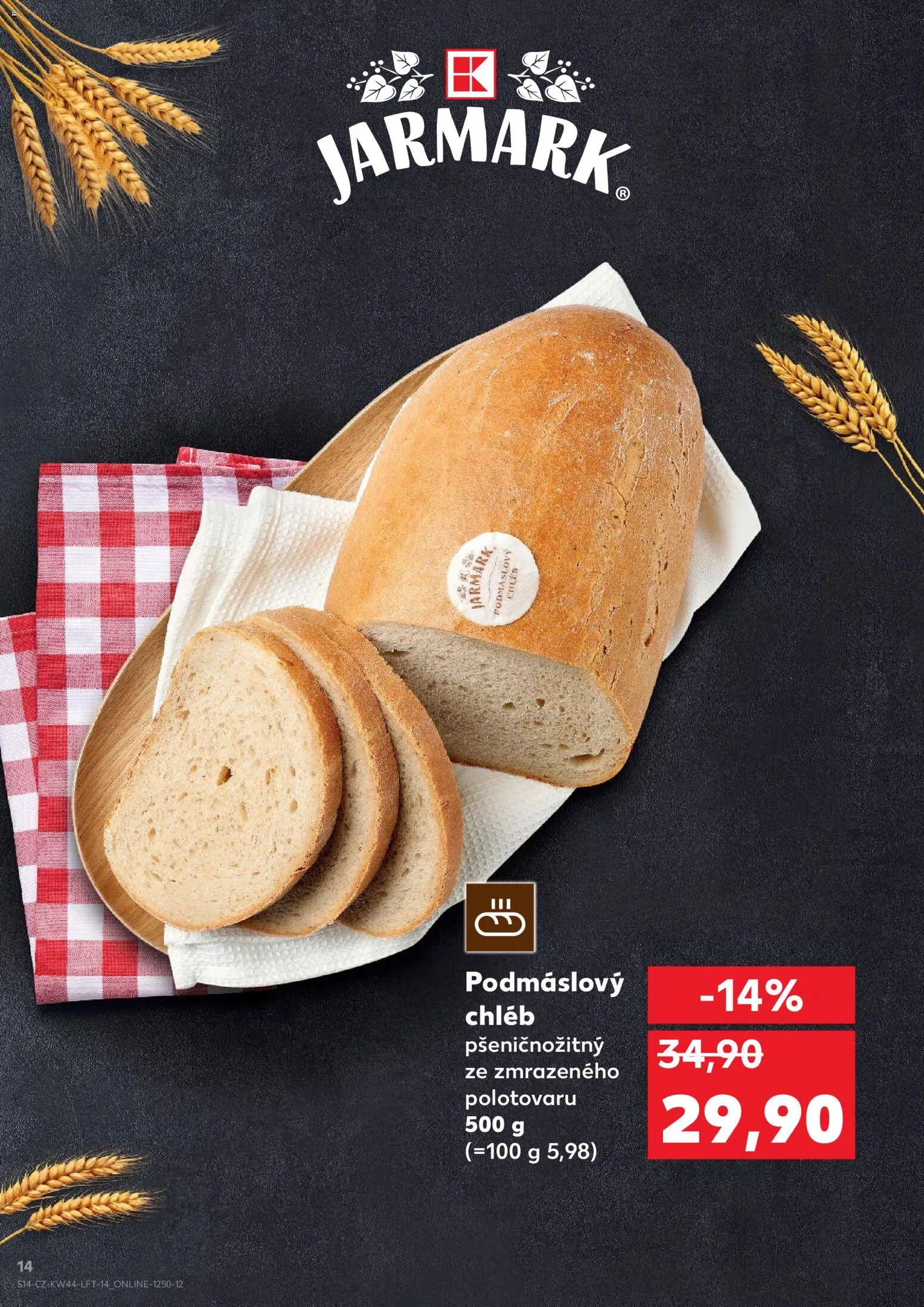 Kaufland leták - Kolín od 29.10.2025 | Strana: 14 | Produkty: Chléb