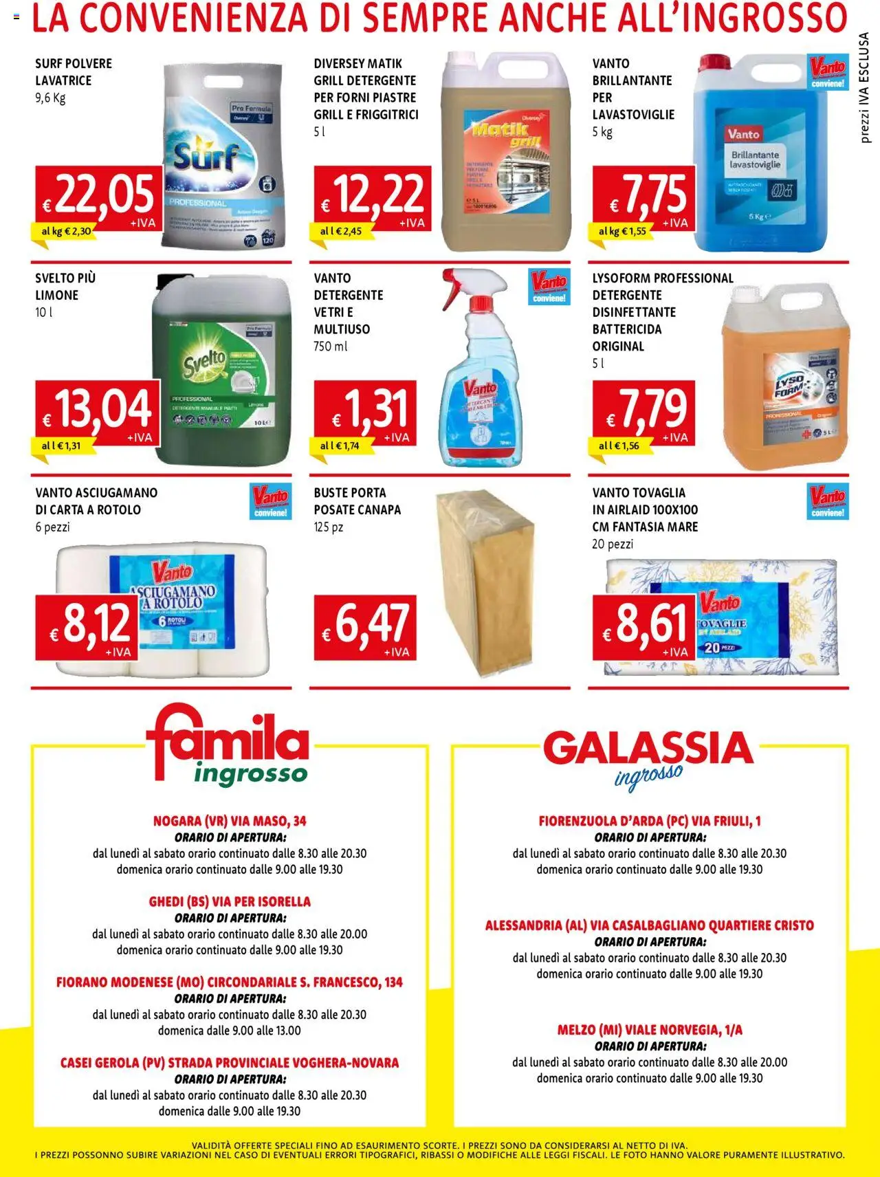 Volantino Famila del 31.07.2025 | Pagina: 8 | Prodotti: Posate, Lavastoviglie, PC, Tovaglia
