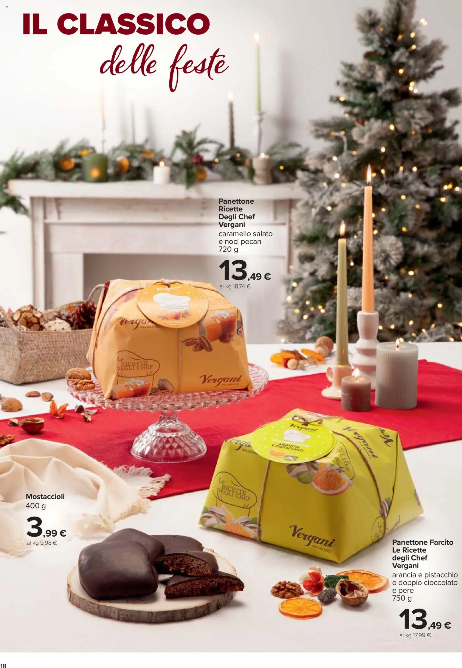 Volantino Carrefour del 27.11.2025 | Pagina: 18 | Prodotti: Cioccolato, Noci, Panettone, Arancia