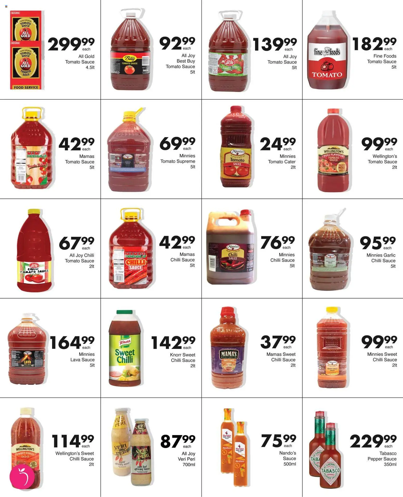 New Save catalogue – valid from 27.10.2025 | Page: 7 | Products: Tomato sauce, Pepper, Garlic, Chilli