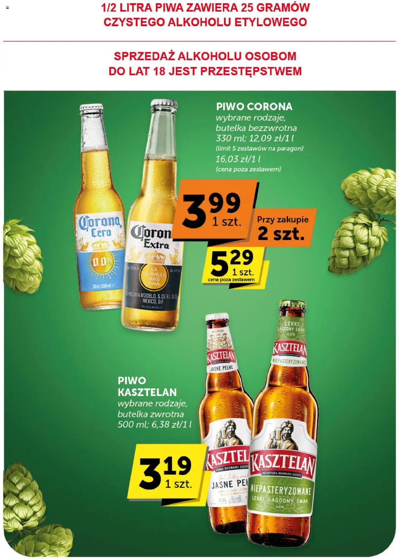 Groszek Gazetka - Market od 18.09.2025 | Strona: 49 | Produkty: Piwo