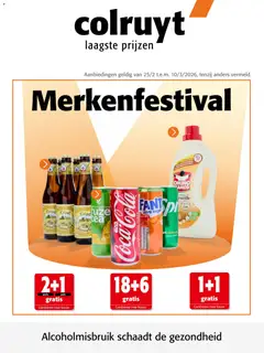 Colruyt folder - Voorbeeld van een folder van Colruyt, geldig van 25.02.2026