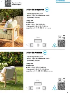 Jumbo Aktionen Gartenmöbelbroschüre 2025 ab 21.02.2025 gültig | Seite: 9 | Produkte: Gartenmöbel