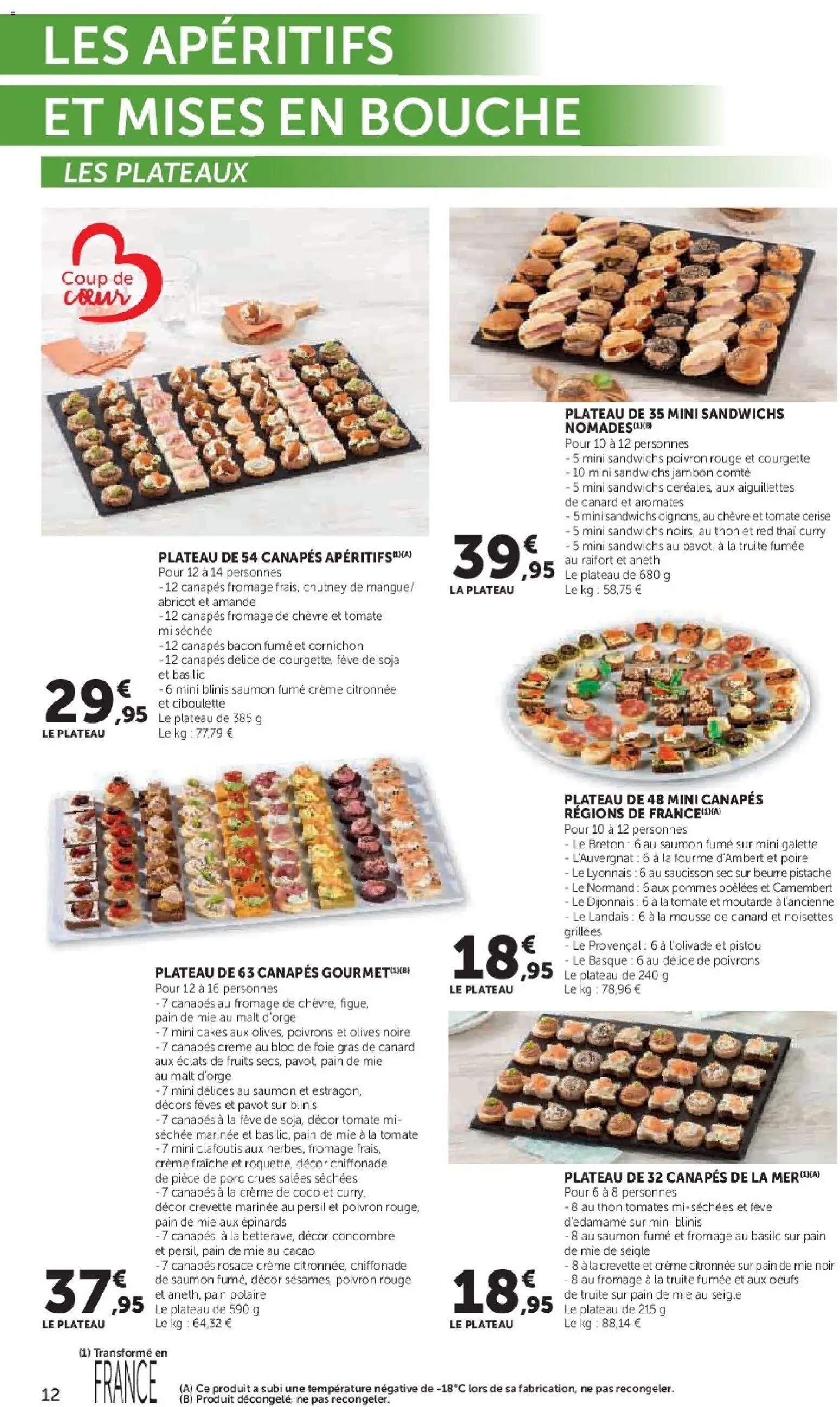 {H1} | Page: 12 | Produits: Abricot, Saucisson, Saumon fumé, Mousse