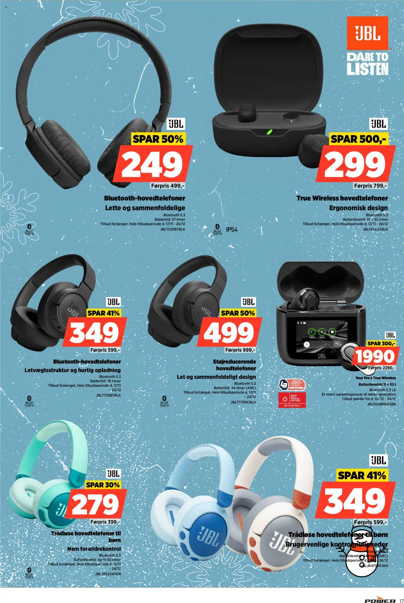 Power tilbudsavis – gyldig fra 02.12.2025 | Side: 17 | Produkter: Telefon, Hovedtelefoner