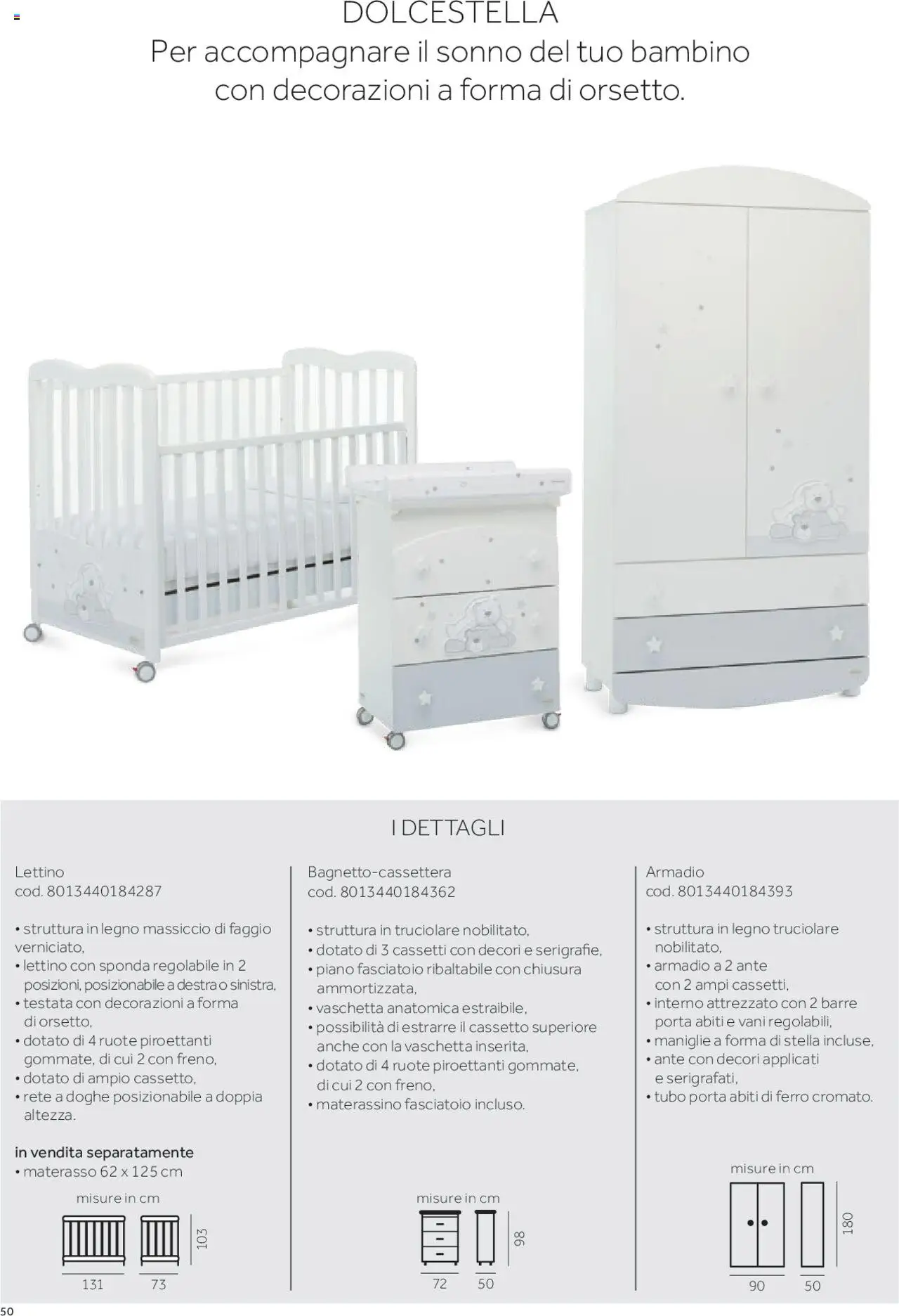Volantino Prenatal del 01.01.2025 | Pagina: 43 | Prodotti: Abiti, Materasso, Fasciatoio, Decorazioni