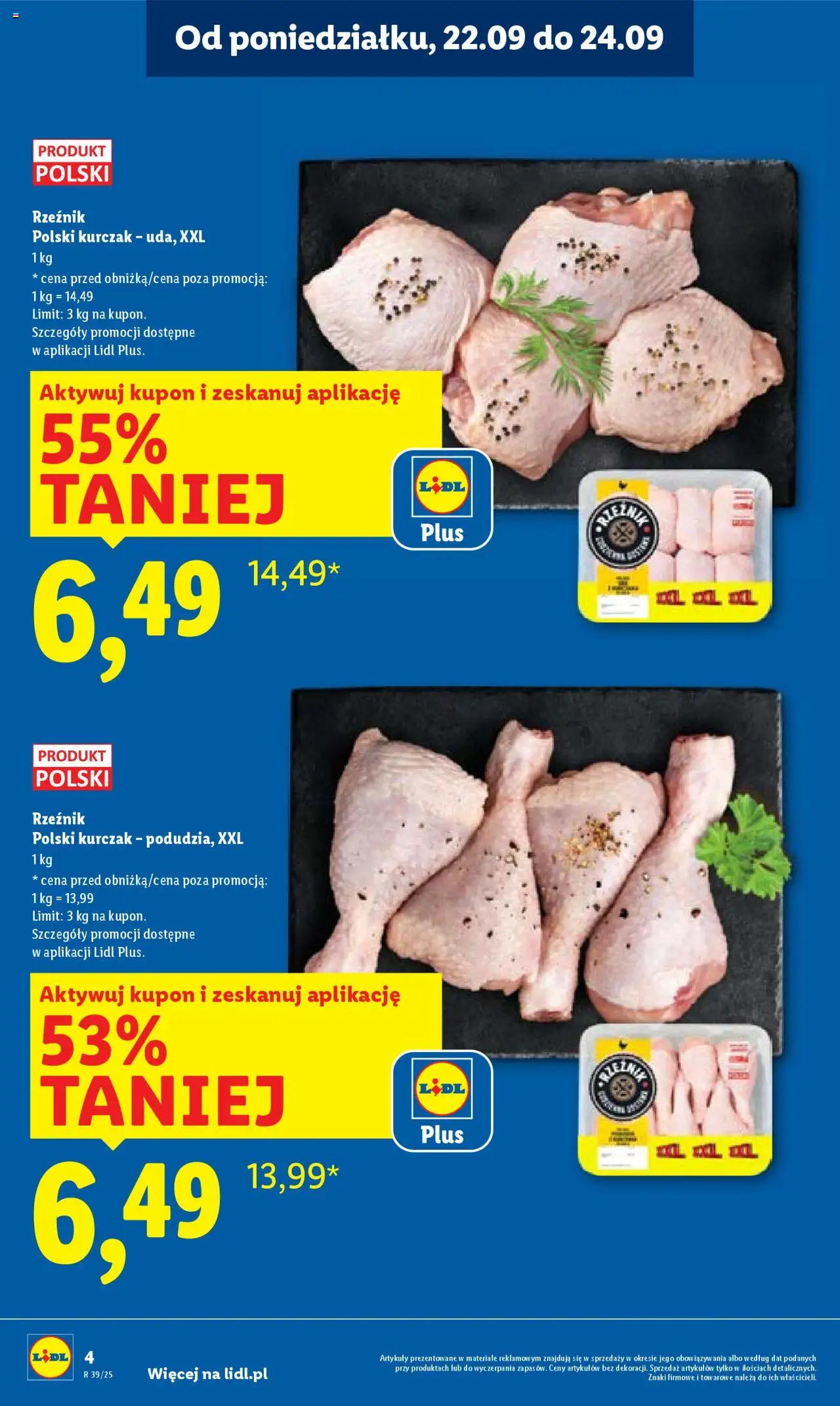 Lidl Gazetka od 22.09.2025 | Strona: 8 | Produkty: Kurczak