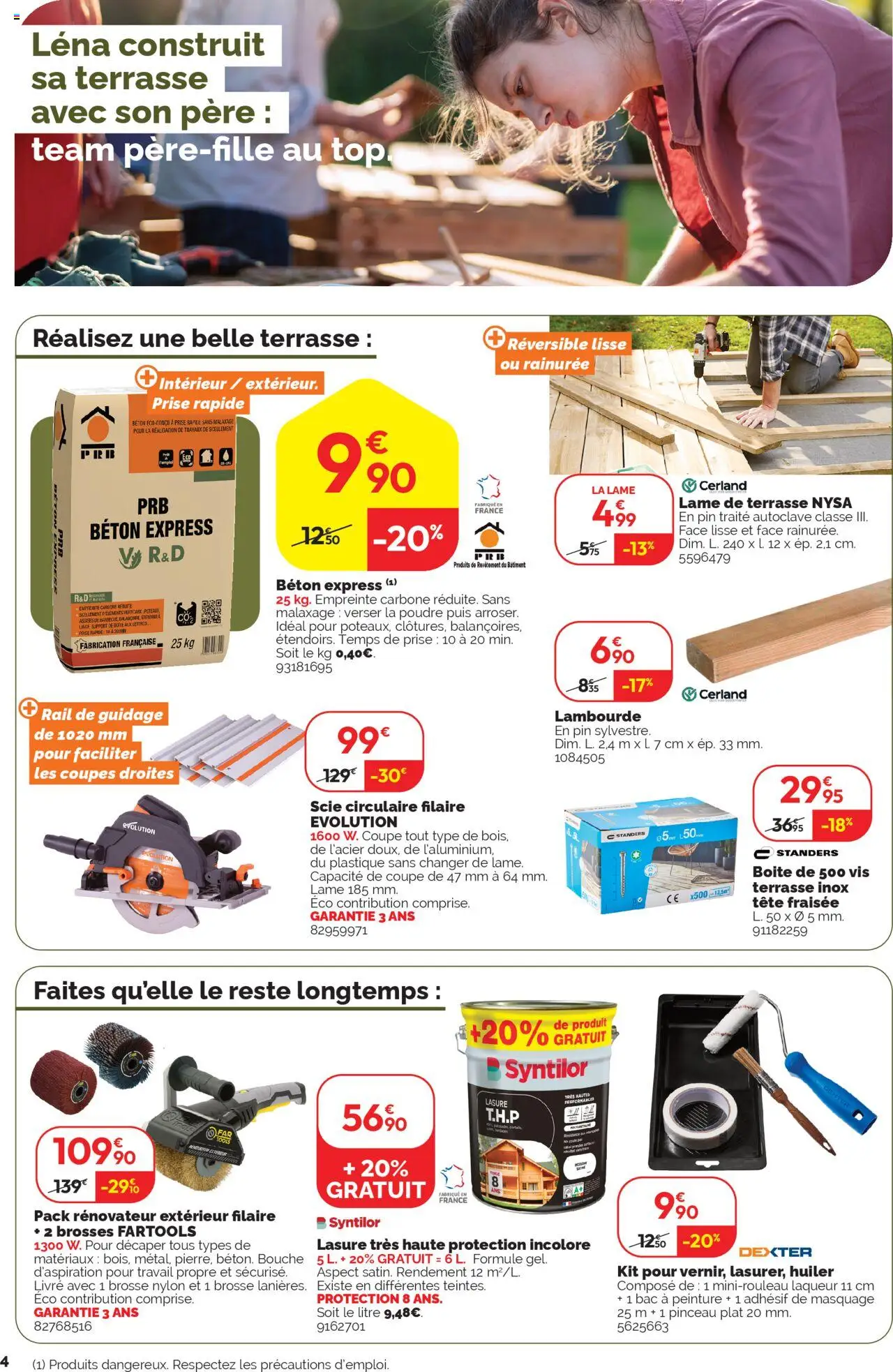  | Page: 4 | Produits: Poudre, Pinceau, Brosse, Scie circulaire