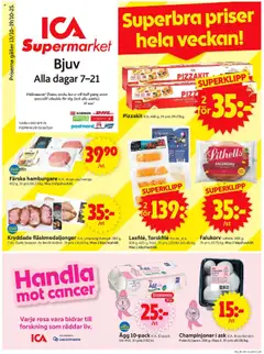 ICA Supermarket - Bjuv - Förhandsvisning av reklamblad från butik ICA Supermarket aktuell från 13.10.2025