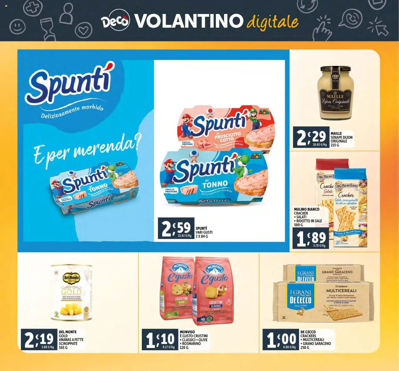 Volantino Decò del 15.12.2025 | Pagina: 36 | Prodotti: Rosmarino, Olive, Tonno, Senape