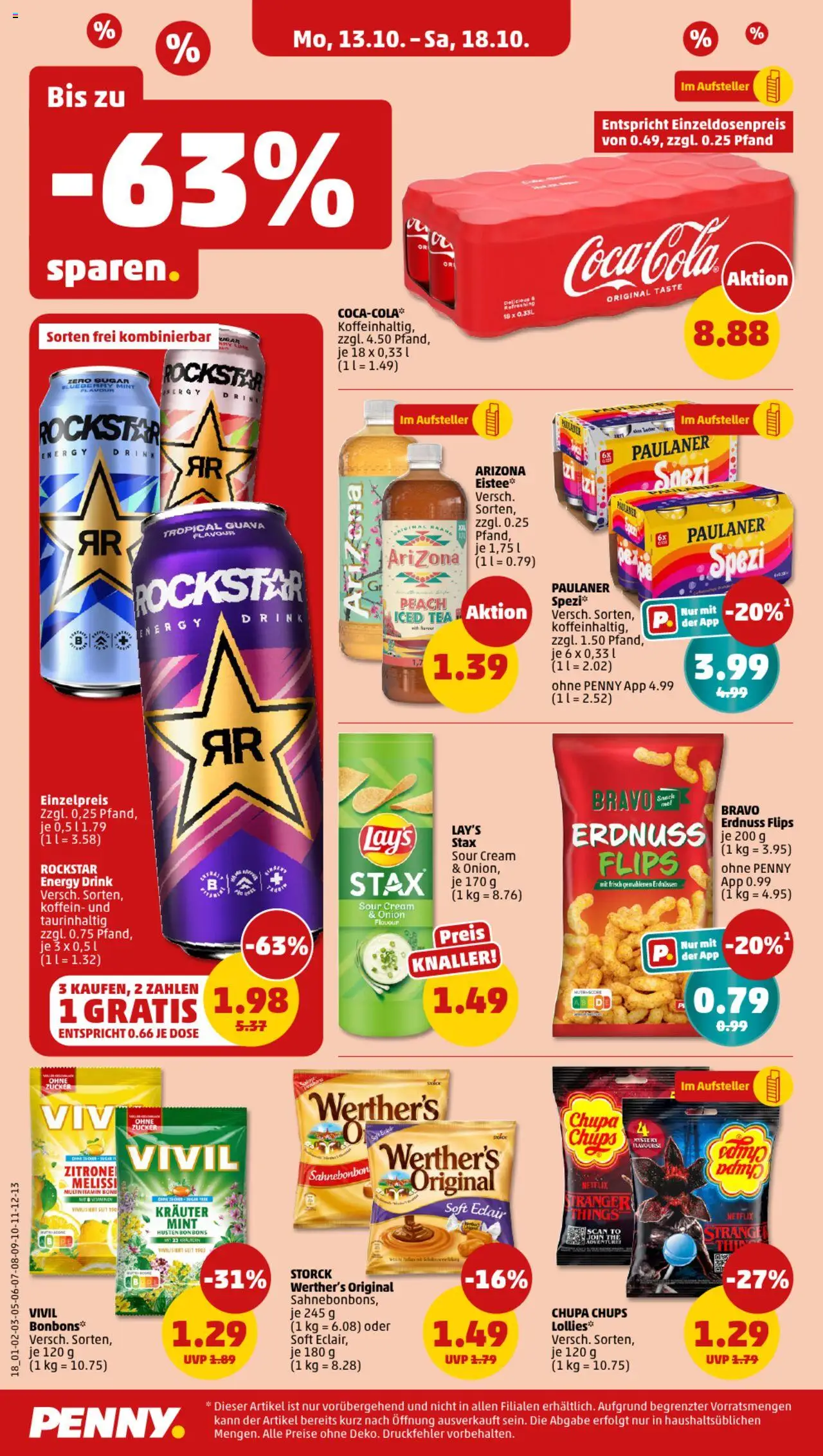 Penny Prospekt 	 – gültig ab 13.10.2025 | Seite: 22 | Produkte: Energy, Zucker, Zitrone, Paulaner