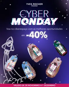 Pré-visualização Yves Rocher - Cyber monday válido de 28.11.2025