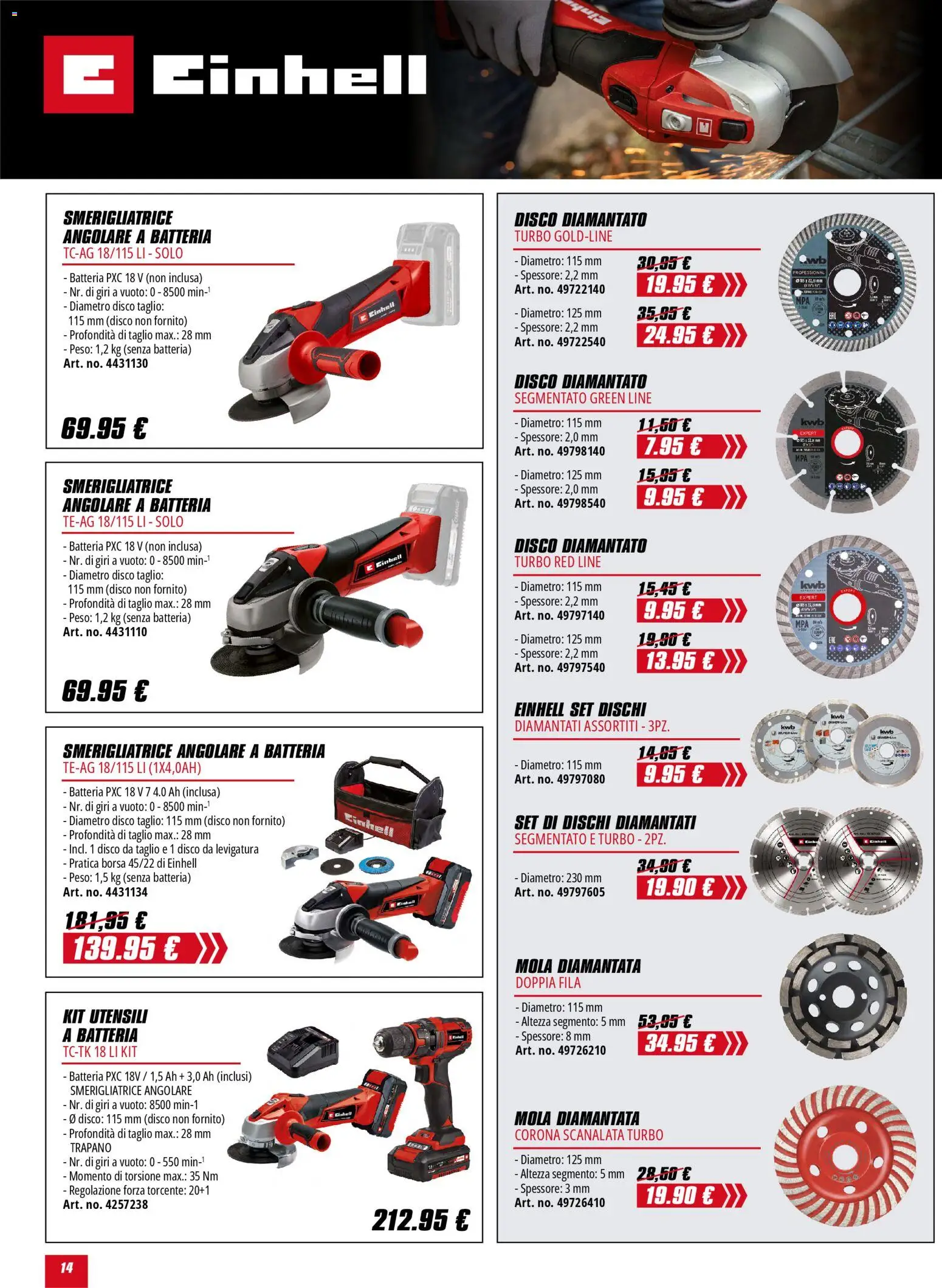 Volantino Einhell del 02.02.2026 | Pagina: 14