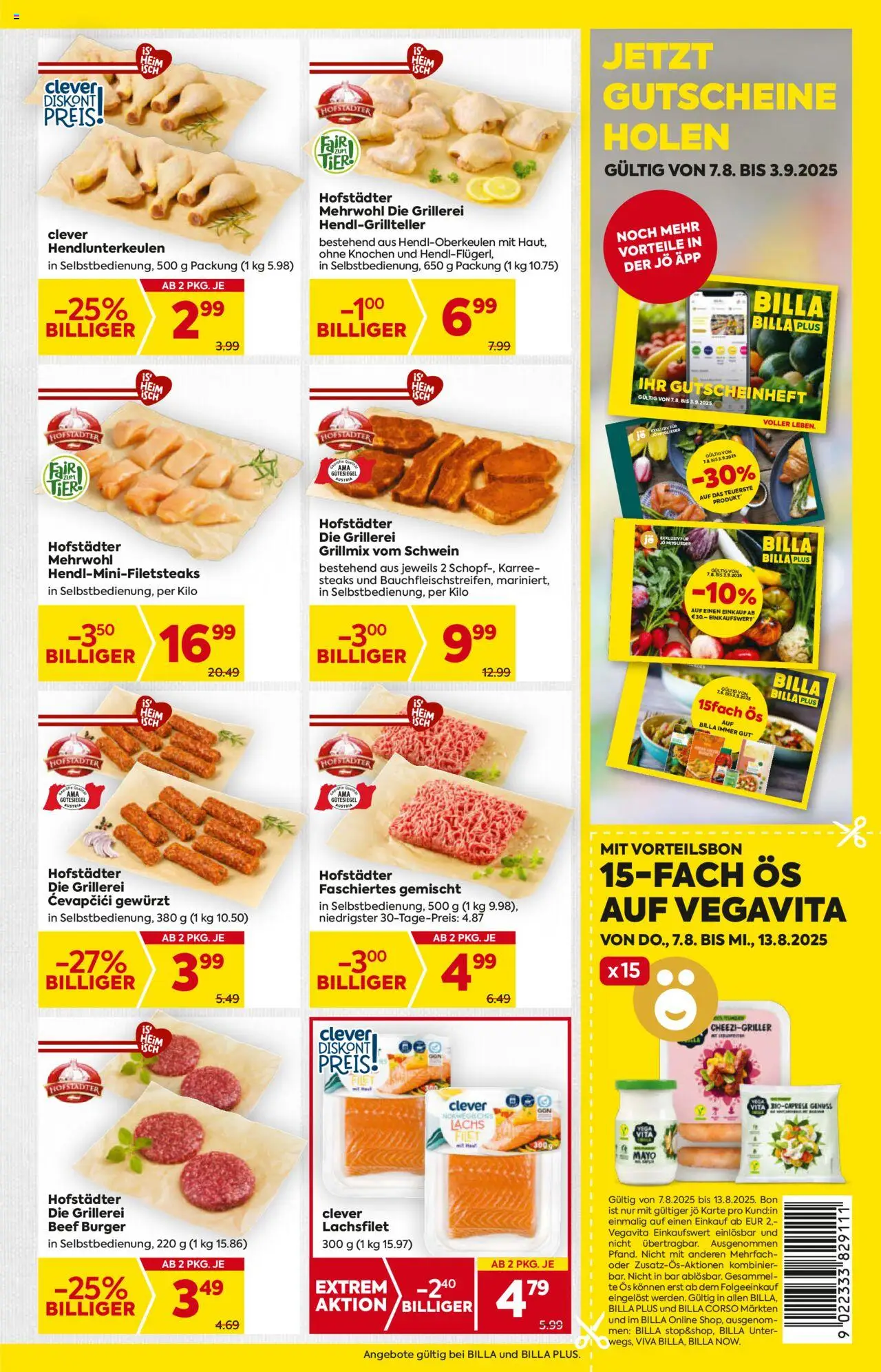 Billa AT akciós ujság - amely érvényes a következő dátumtól: 07.08.2025 | Oldal: 5