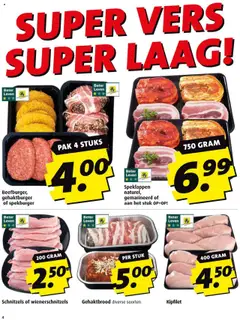  | Pagina: 4 | Producten: Schnitzel, Bacon