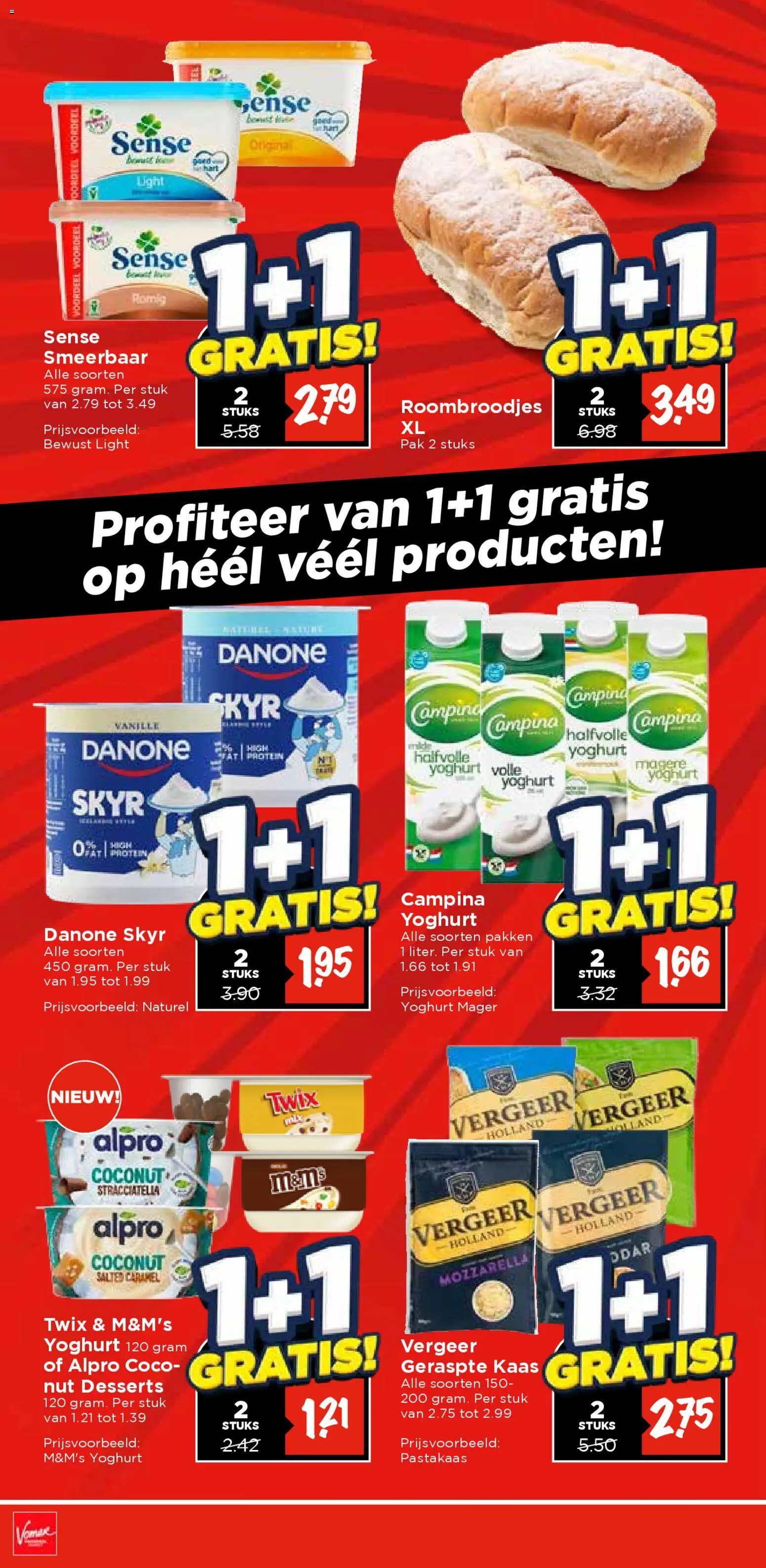 {H1} | Pagina: 12 | Producten: Kaas, Yoghurt, Pavilon, Twix