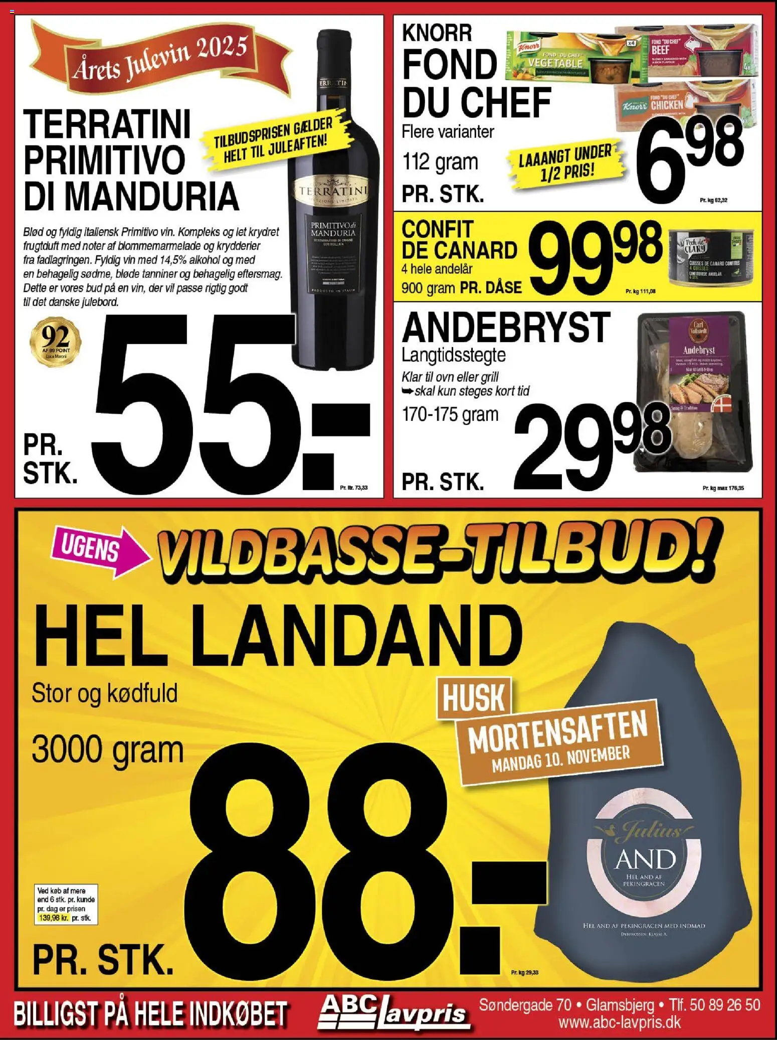 Abc Lavpris tilbudsavis – gyldig fra 29.10.2025 | Side: 4 | Produkter: Vin, Ovn, Grill
