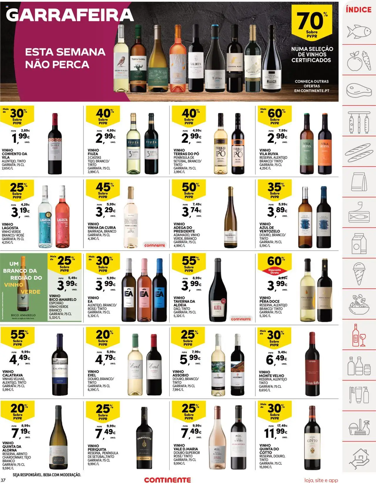 Continente folheto │ válido de 09.09.2025 | Página: 37 | Produtos: Pó, Lagosta, Pera doce vinho, Vinho