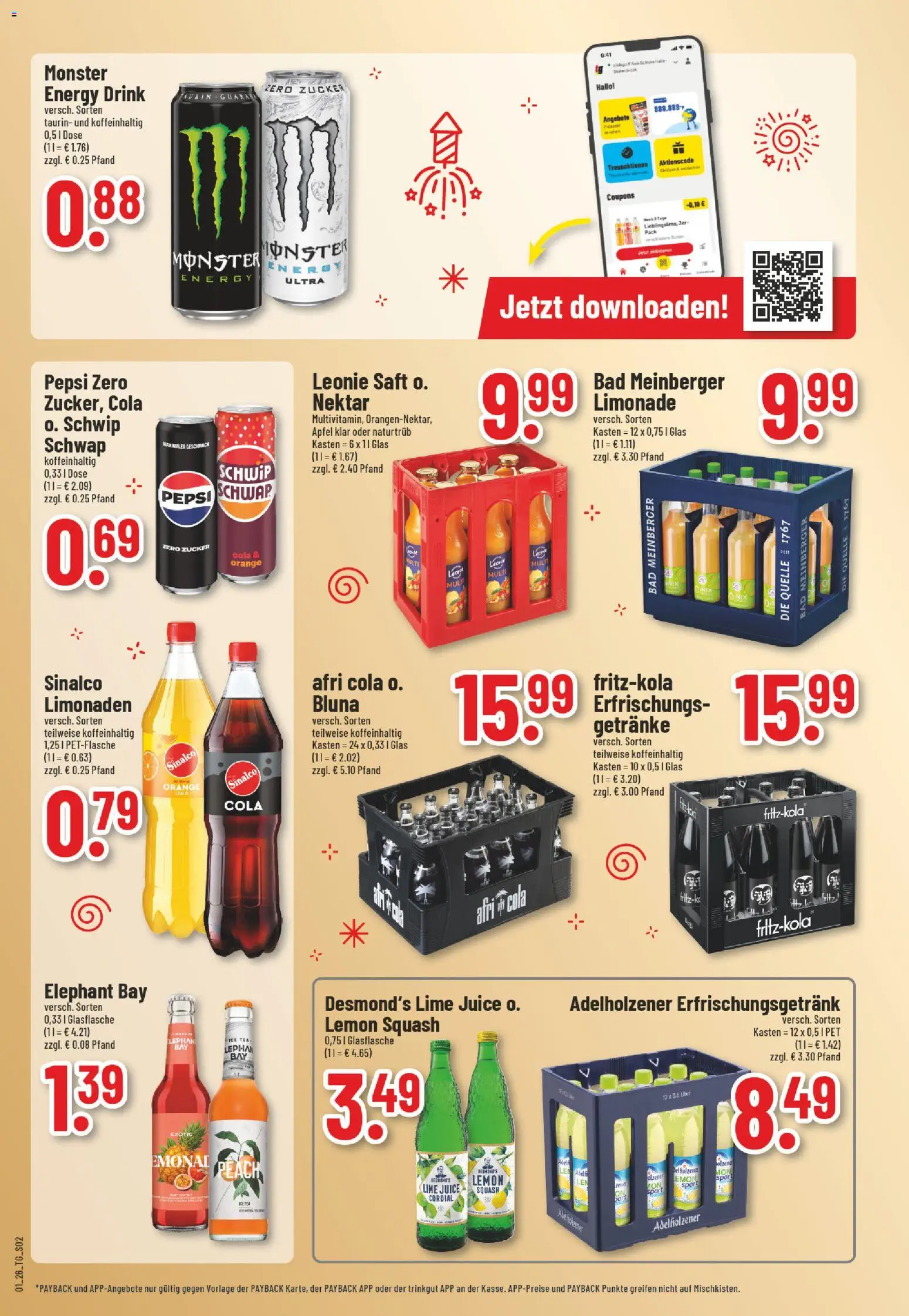 Trinkgut Prospekt – gültig ab 29.12.2025 | Seite: 2 | Produkte: Sinalco, Bad, Adelholzener, Pepsi