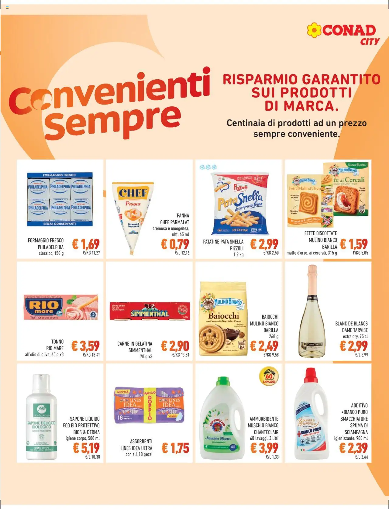 Volantino Conad del 12.09.2025 | Pagina: 7 | Prodotti: Sapone, Smacchiatore, Tè, Formaggio