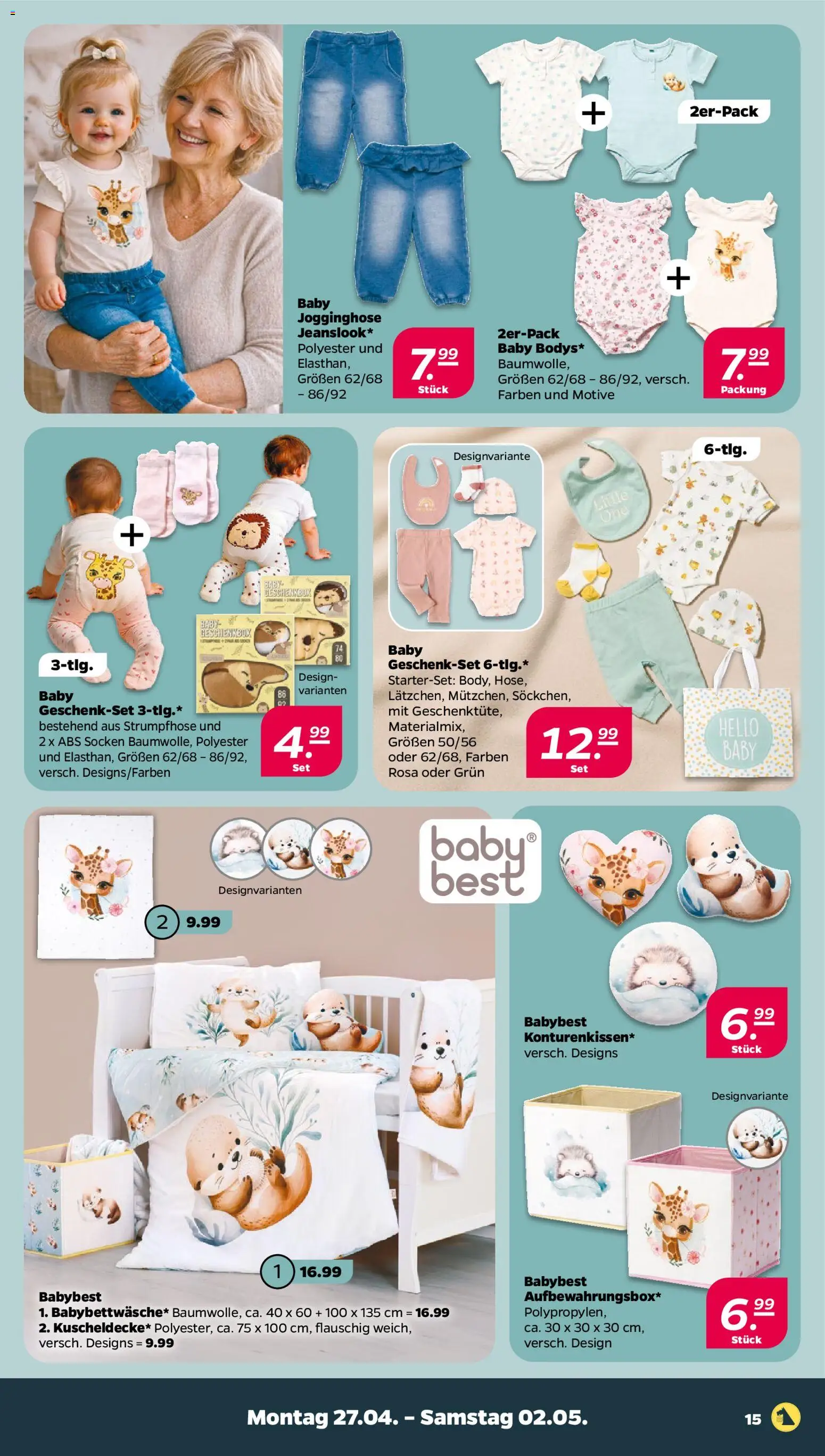 Netto Prospekt 	 – gültig ab 27.04.2026 | Seite: 17 | Produkte: Jogginghose, Socken, Strumpfhose