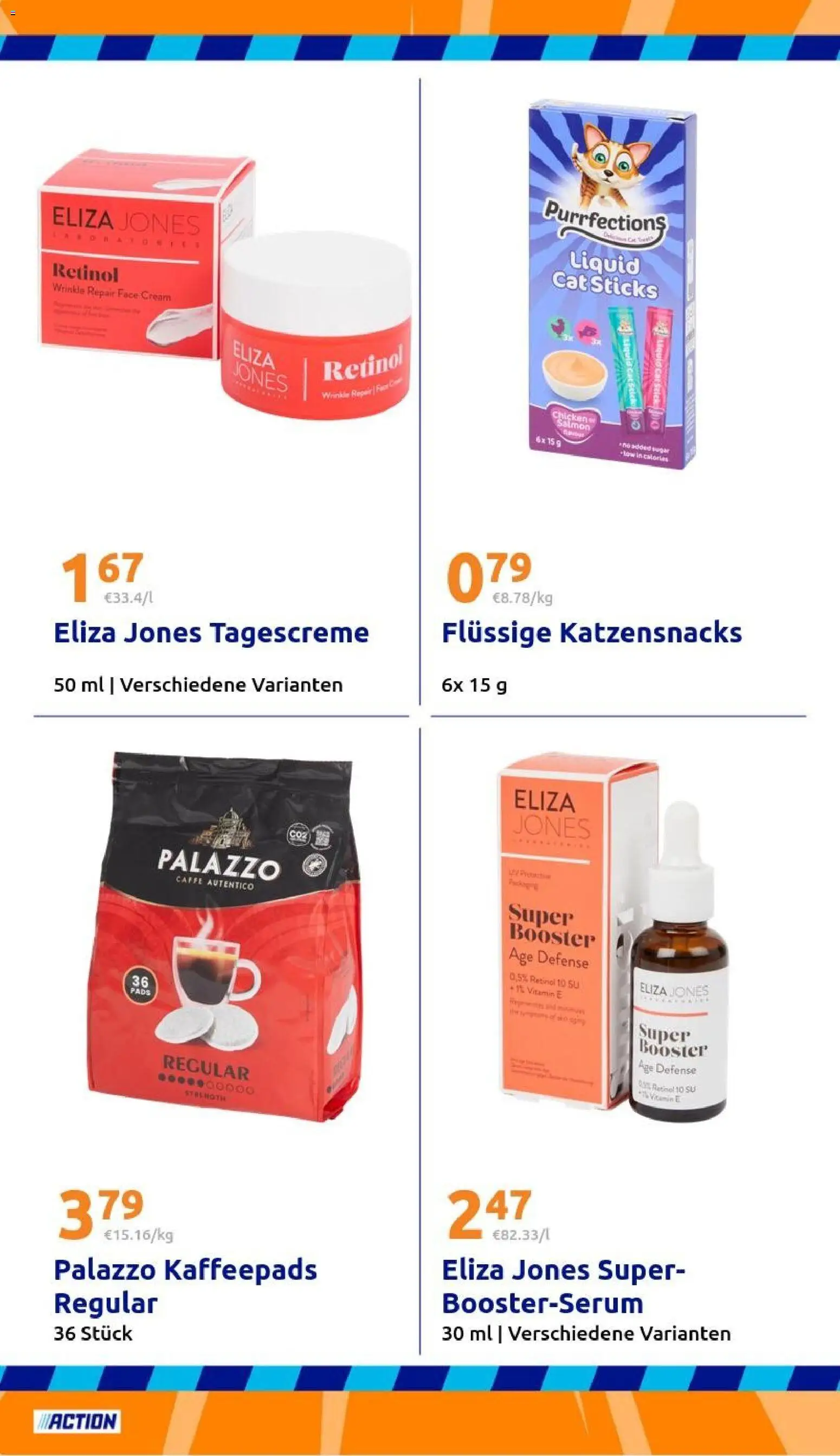 Action Prospekt – gültig ab 29.04.2026 | Seite: 22 | Produkte: Kaffeepads, Tagescreme