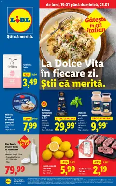 Ofertele Lidl valabile de la 19.01.2026